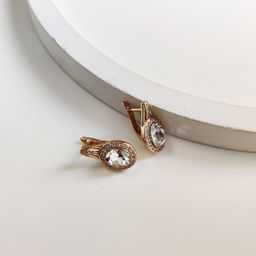 Серьги с кристаллами Swarovski