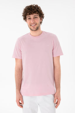Erkek Regular Fit Bisiklet Yaka A__k Pembe Basic Ti__rt Sepette S_rpriz _ndirim - U.s. polo assn фото 2