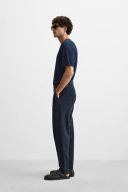 TEXTURED PLEATED TROUSERS - Zara фото 31
