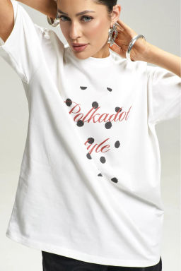Футболка Polkadot White
