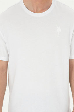 Мужская белая футболка Неожиданная скидка в корзине - U.s. polo assn фото 6