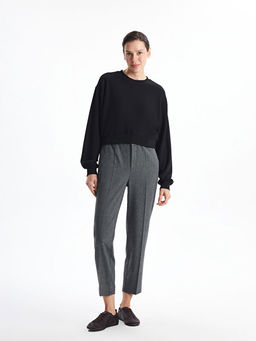 Bisiklet Yaka Kad?n Sweatshirt