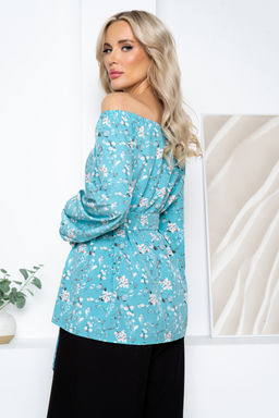 Блуза Open Style 6236 бирюзовый