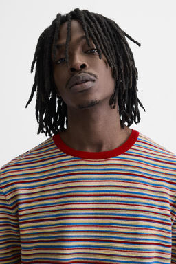 STRIPED KNIT T-SHIRT - Zara фото 6