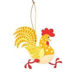 Елочная игрушка ручной работы - Петушок - Idh фото 4