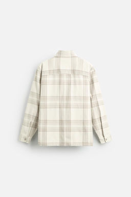 CHECKED FLANNEL SHIRT - Zara фото 16