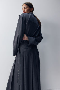 Falda evase plisada - H&m фото 3