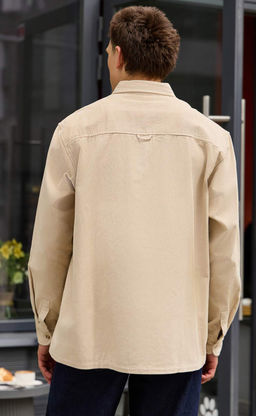 Рубашка вельвет F221-0470 l.beige - Primm фото 7