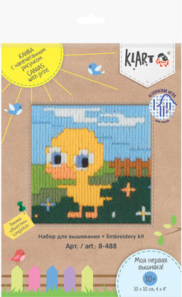 Klart набор для детского творчества 8-488 Детские истории. Утёнок 10 х 10 см