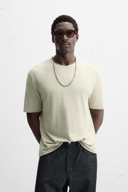 TEXTURED T-SHIRT - Zara фото 2