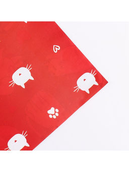 Цена за 10 шт. Бумага упаковочная глянцевая двухсторонняя Коты, 70?100 см