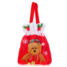 Сумка новогодняя Новогоднее чудо (ассорти) - Снеговичок фото 3