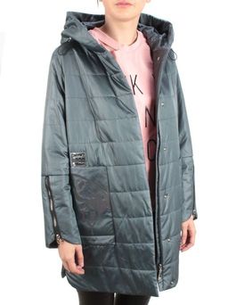 ZW-2181-C GRAY/GREEN Куртка демисезонная женская BLACK LEOPARD (100 гр.синтепона) - Fashion фото 7