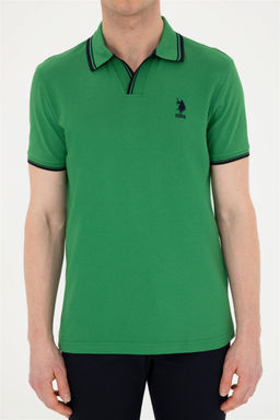 Мужская зеленая футболка - U.s. polo assn фото 6