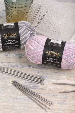 Спицы GAMMA 5-ти компл. чулочные MK5-10 сталь d 3.5 мм 10 см 5 шт под никель  фото 6