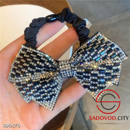 Резинка для волос со стразами