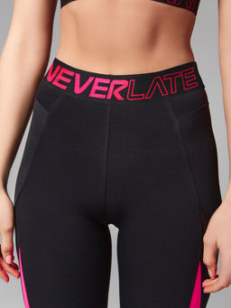 Леггинсы со вставками из сетки - NEVERLATE фото 4