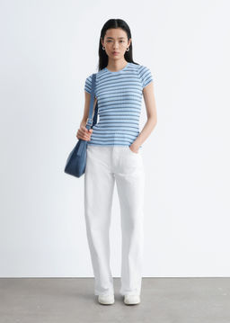 Camiseta de punto de canal? a rayas - H&m фото 8