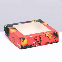 Цена за 20 шт. Коробка складная с окном Апельсин, 15 х 15 х 4 см - UPAK LAND фото 7