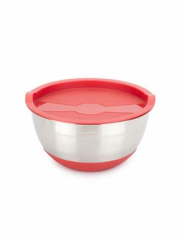 Набор стальных мисок MIX&STORE 3шт, 1.5л+2.4л+3.7л с крышками, силиконовое дно - Attribute фото 9