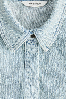 Camisa en denim boucl? - H&m фото 2