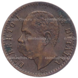 Монета 1 чентезимо 1895 года Италия