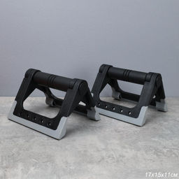 Упоры для отжиманий складные Woohooo Push-up bars I / комплект 2 шт + коробка / черный - ГалеонТрейд фото 2