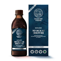 Бальзам безалкогольный "Мужская энергия" из красных сортов винограда на травах