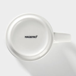 Набор кружек Magistro Mien, 270 мл, 6 шт., фарфор, белый