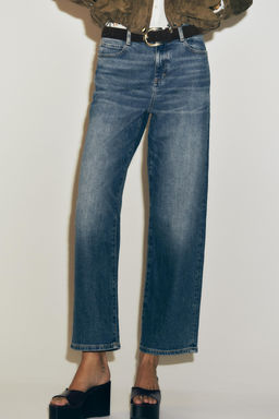 JEANS Z1975 STRAIGHT LOOSE MID-WAIST - Zara фото 2