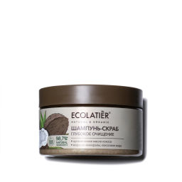 Ecolatier green ORGANIC COCONUT Шампунь-скраб для волос и кожи головы Глубокое Очищение , 300г