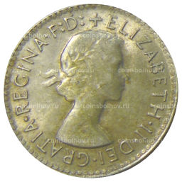 Монета 3 пенса 1963 года Австралия