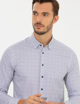 Mor Slim Fit Uzun Kollu G_mlek