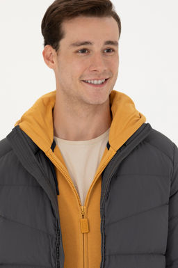 U. S. Polo Assn / Мужское пальто антрацитового цвета - U.s. polo assn фото 16