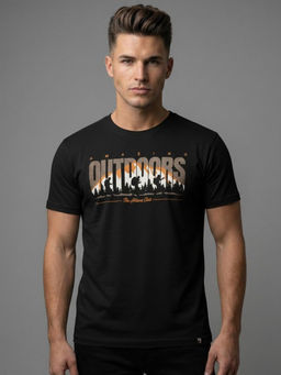 Футболка мужская арт. 02285/Outdoors - F5 фото 2