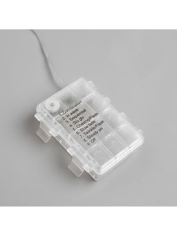 Гирлянда Нить 5 м, роса, IP65, серебристая нить, 50 LED, 8 режимов, от батареек АА?3, свечение белое - Luazon lighting фото 7