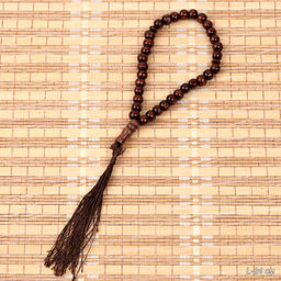 Четки мусульманские 33 бусины 8мм / MА51 /уп 10/600/ коричневый - Галеонтрейд фото 4