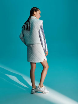 Белый стеганый жилет - Incity фото 3