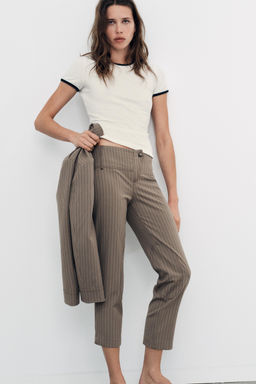 PINSTRIPED CAPRIS - Zara фото 12
