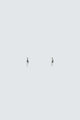 PENDIENTES ARO ACERO INOXIDABLE / Plata