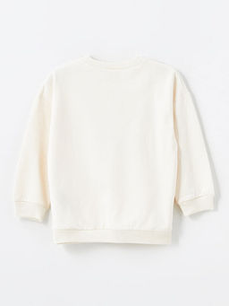 Bisiklet Yaka Uzun Kollu Bask?l? Erkek Bebek Sweatshirt - Waikiki фото 2
