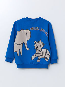 Bisiklet Yaka Bask?l? Erkek Bebek E?ofman Tak?m - Waikiki фото 3