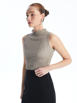 Kad?n Dik Yaka D?z Atlet