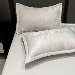 Одеяло Mency Сатин Люкс с простыней и наволочками СЕРЫЙ POMENSL01