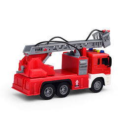 Машина "Пожарная" с лестницей 1:16 (свет, звук) в коробке