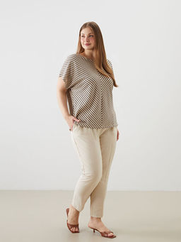 Beli Lastikli Havu? Kesim Kad?n Pantolon