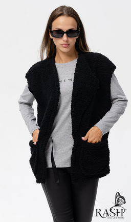 жилет Тедди жемчуг Цвет:как на фото - Rash фото 10