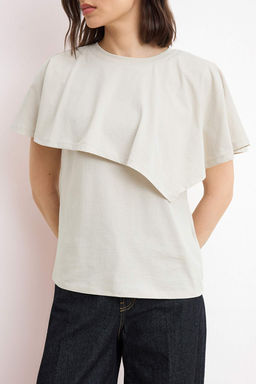 Tas Regular/Normal Kal?p K?sa Kollu Tok %100 Pamuk Orme T-Shirt TWOSS26TS00199 - Trendyolmilla фото 3