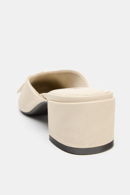 BAILARINA PIEL DESTALONADA LAZO / Blanco Crudo - Zara фото 4