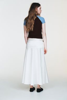 VOLUMINOUS MIDI SKIRT - Zara фото 19